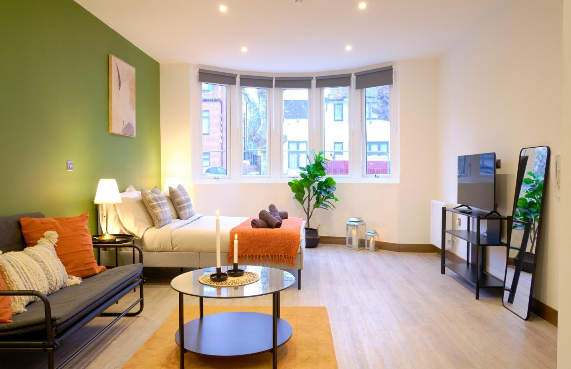 Goldersgreen Apartments By Sleepy London Zimmer foto